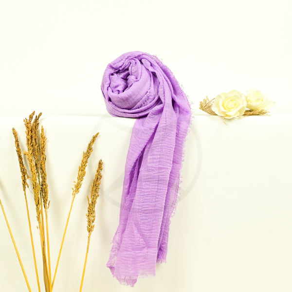 Light Purple - Crimps Hijab