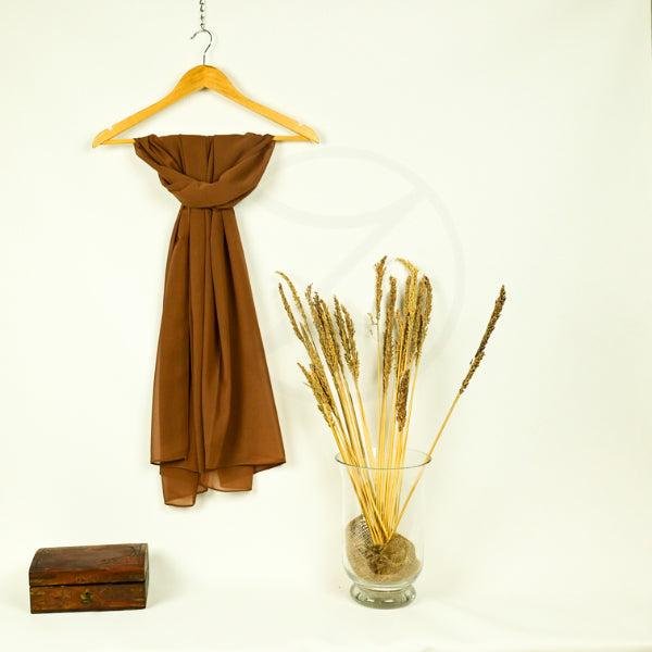 Sepia Brown - Chiffon Hijab