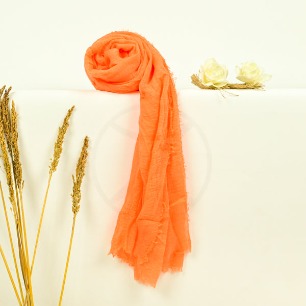 Sunrise Orange - Crimps Hijab